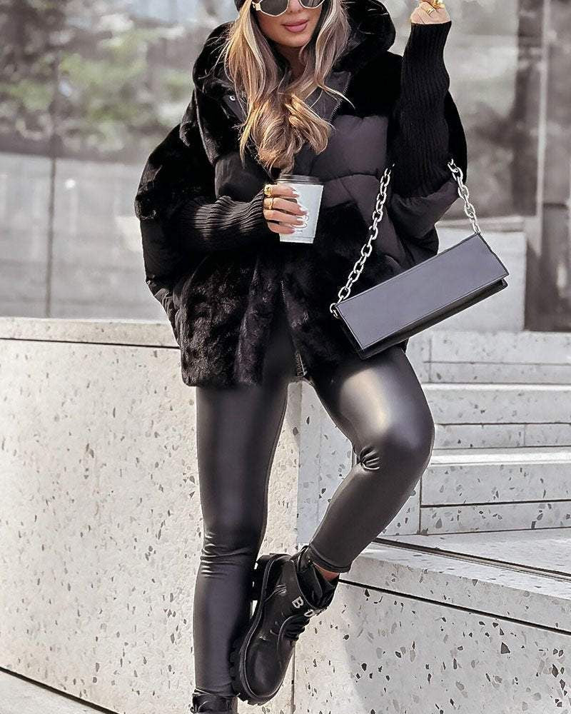 Susanna | Giacca in piuma elegante con cappuccio