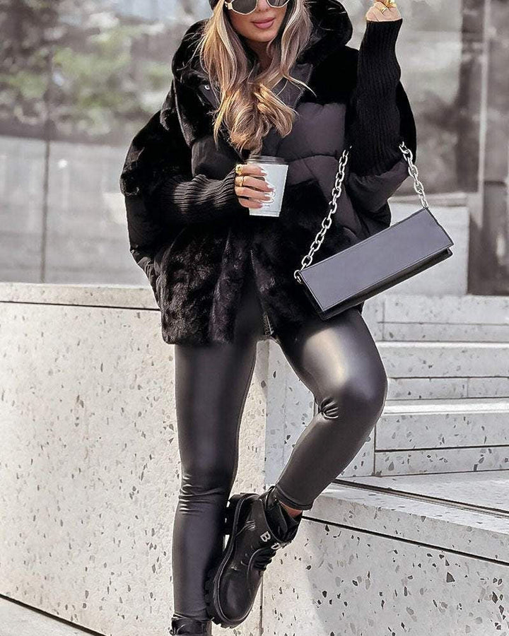 Susanna | Giacca in piuma elegante con cappuccio