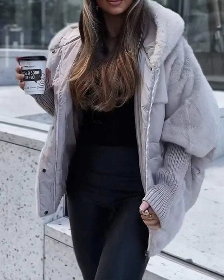 Susanna | Giacca in piuma elegante con cappuccio