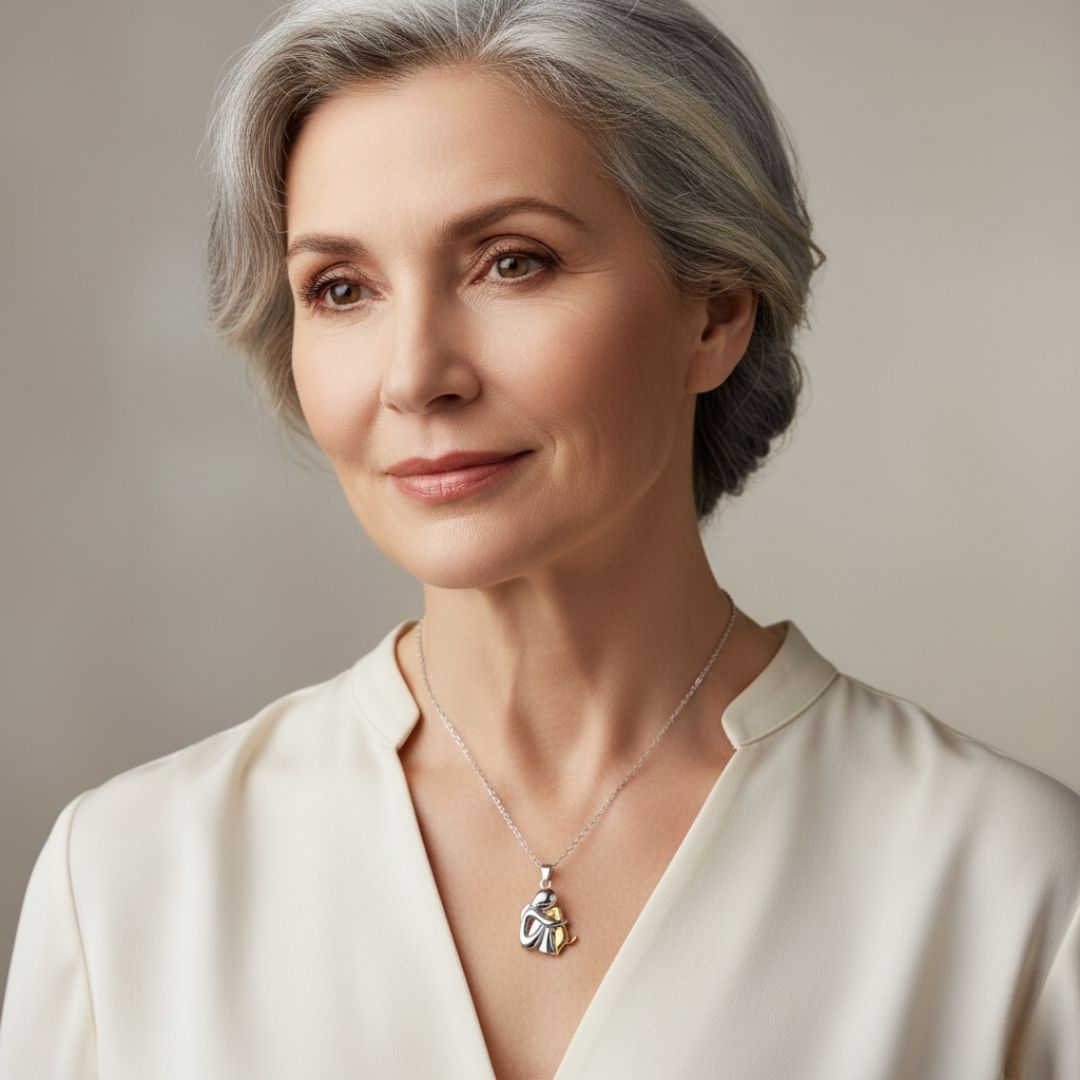 Federica™ - Collana con ciondolo a forma di cane