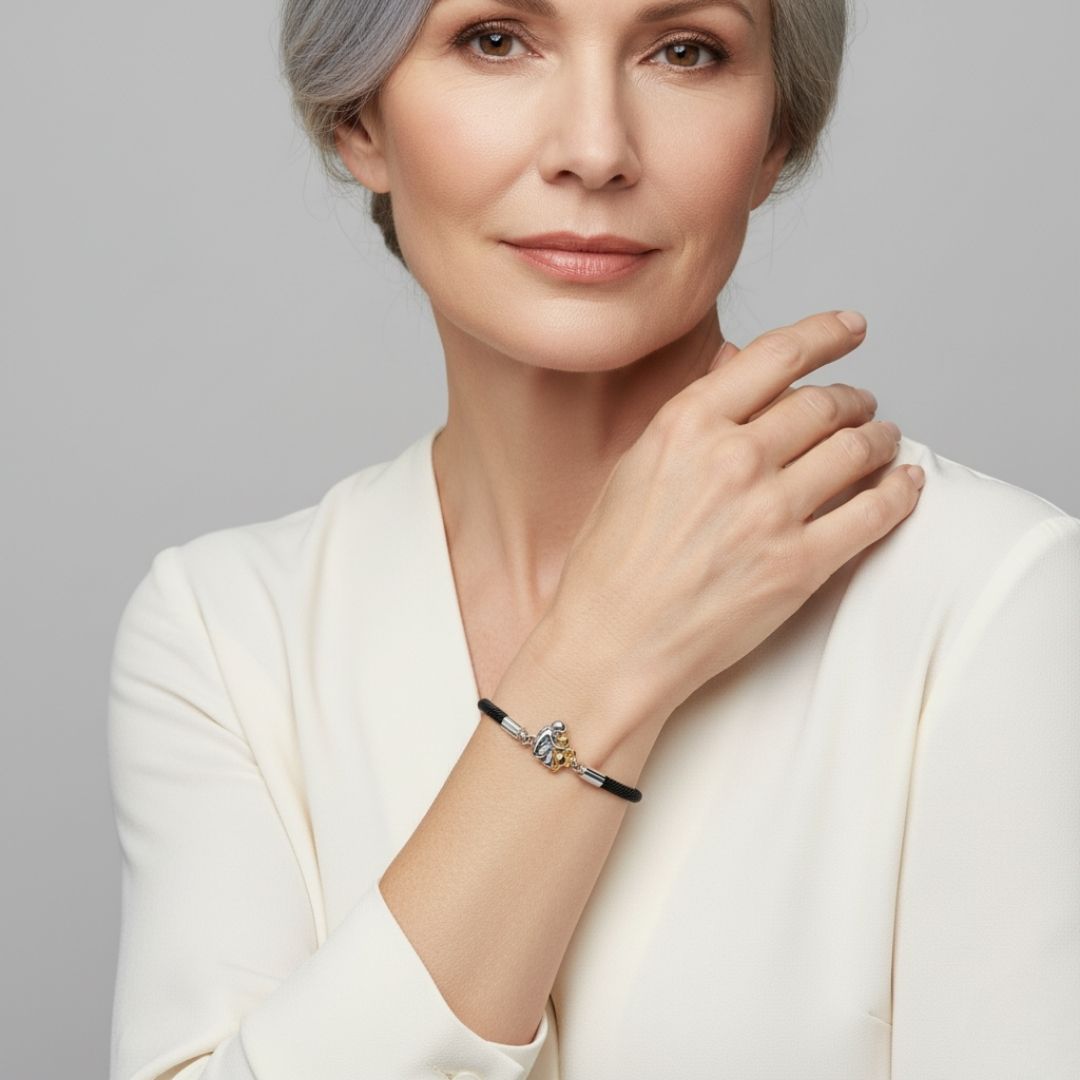 Lucia™ - Bracciale con cordino e icona di cane