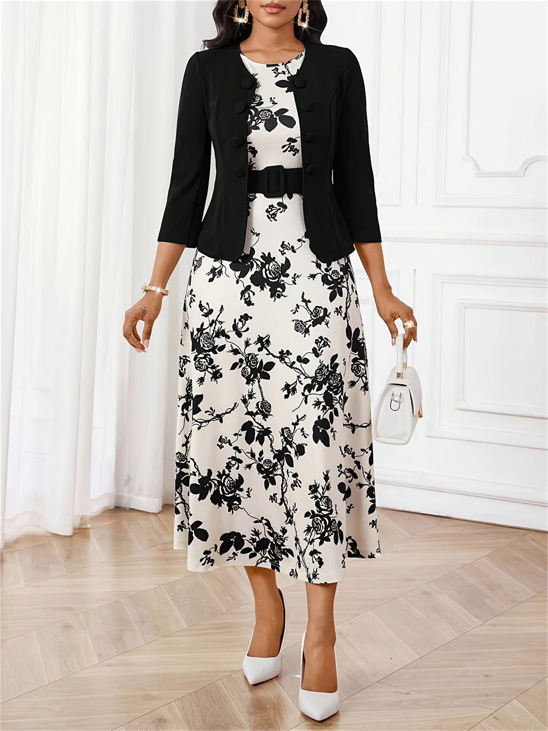 Amelie Lane | Set Due Pezzi Stampato con Cintura