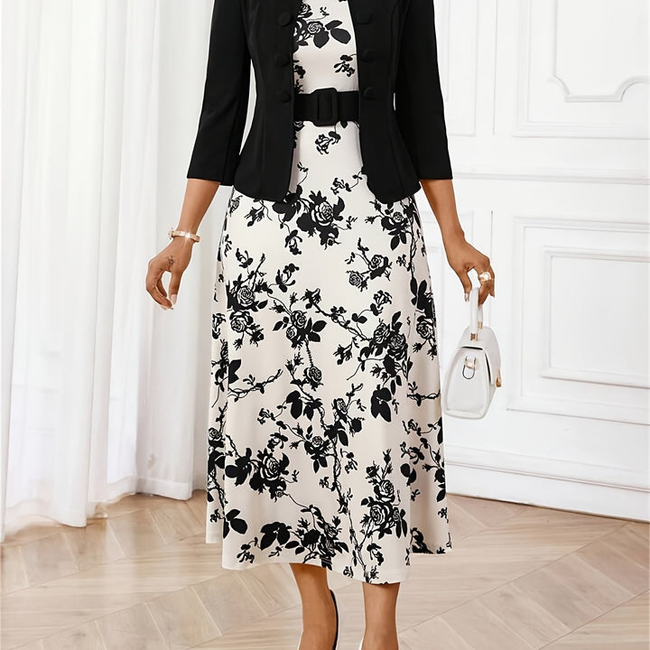 Amelie Lane | Set Due Pezzi Stampato con Cintura