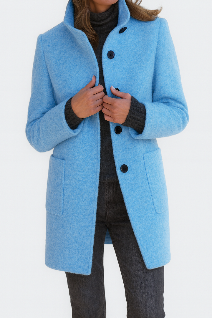 ALESSIA| Cappotto da donna con colletto alto