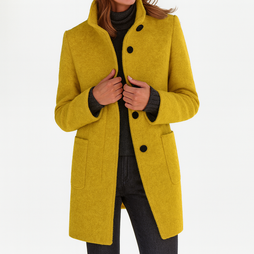 ALESSIA| Cappotto da donna con colletto alto