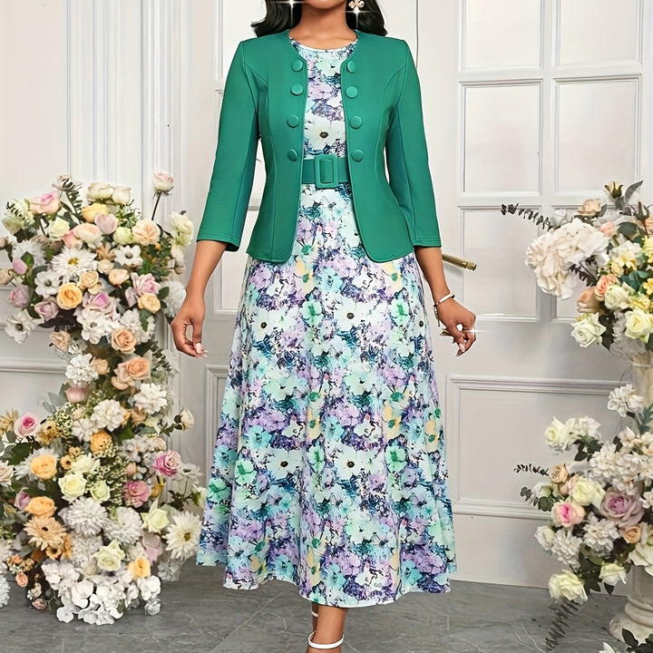 Amelie Lane | Set Due Pezzi Stampato con Cintura